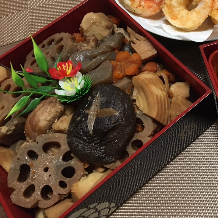 本格的なお節　筑前煮！材料もしっかり準備！